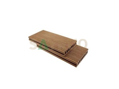 Anti UV outdoor deck hollow wpc decking crack-resistant composite board