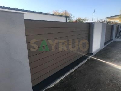 Outdoor Essentials Eco-friendly Plywood Composite WPC Fence