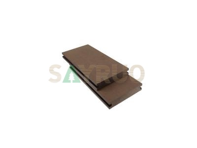 Crack-resistant outdoor wood plastic composite wpc solid decking