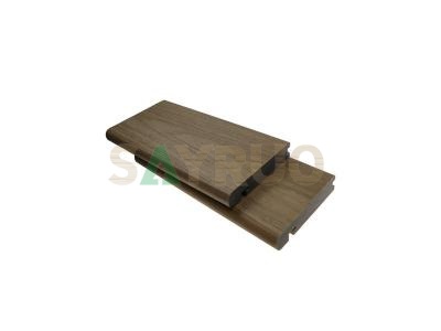 138*23mm wpc co-extrusion capped china composite decking floor board for swimming pool use with best factory price