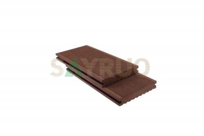 Waterproof long lifetime and non-maintenance outdoor wpc decking 150x25mm solid type