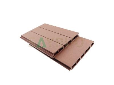 Recyclable wood-plastic composite fence board
