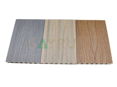 Eco-friendly Co-extrusion composite decking UV-resistant hollow  capped wpc decking boards