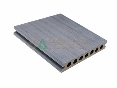 Outdoor Hollow Natural Co Extrusion WPC Decking