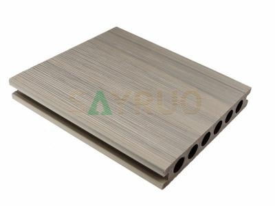 Strong UV resistance outdoor crack-resistant hollow 3D embossed wpc decking composite board