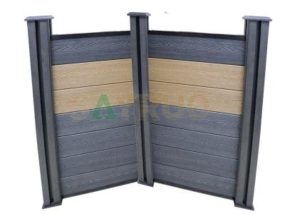 WPC fence wood plastic composite fence panel manufacturer