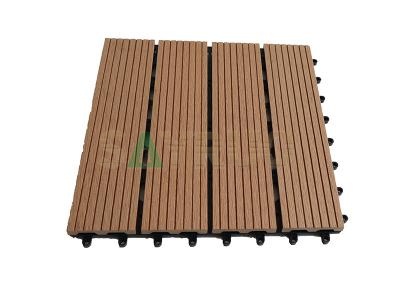 30x30cm DIY Wood Patio Interlocking Flooring Decking Tile