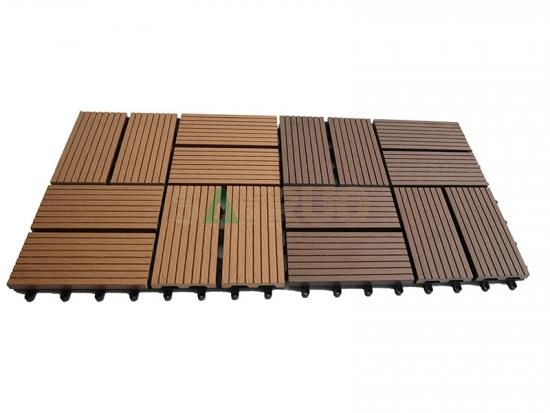 diy wpc wood deck tile
