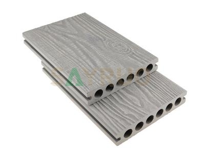 Fireproof Wpc Decking Hollow Composite Decking Board WpcIndoor Wpc Floor Wood Plastic Composite