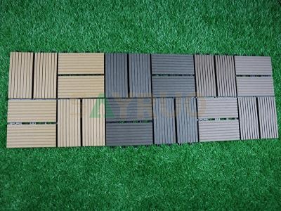 Water Resistant Wood Plastic Composite Deck Floor Tiles