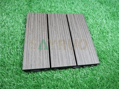 Woodgrain Effect Composite Decking Tile