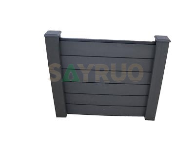 Anti-UV Wood Plastic Composite WPC Garedn Fence Panels