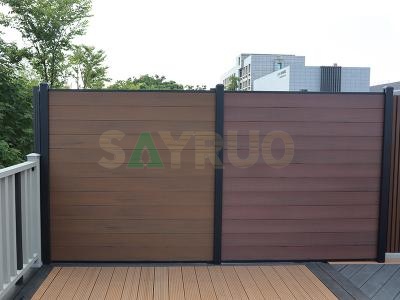 outdoor co extrusion wpc garden fence