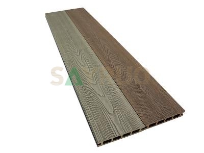 embossed woodgrain composite decking