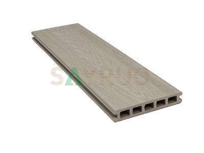 Anthracite Reversible Woodgrain Composite Decking Kit 3.6m Boards