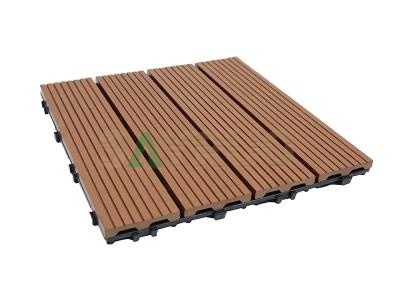 Hot sell 300x300mm DIY wpc decking tiles 100% recyclable