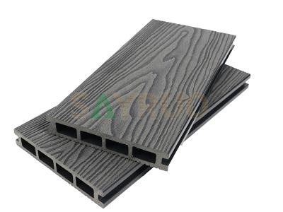 embossed woodgrain composite decking