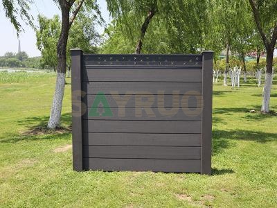 Outdoor Wood Plastic Composite Board Exterior Fencing