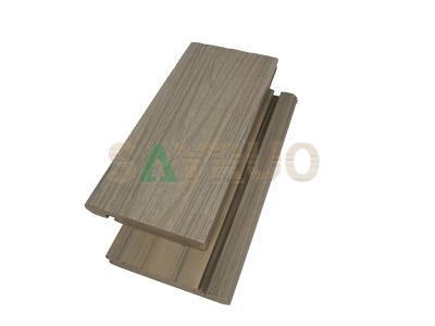 Woodgrain Composite Decking Bullnose Edge Board