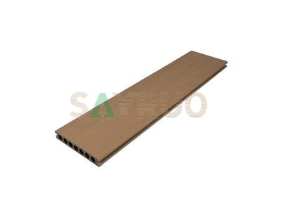 Wood Plastic Composite New WPC Round Hollow Co-Extrusion Decking Wood Plastic Composite Flooring Covering