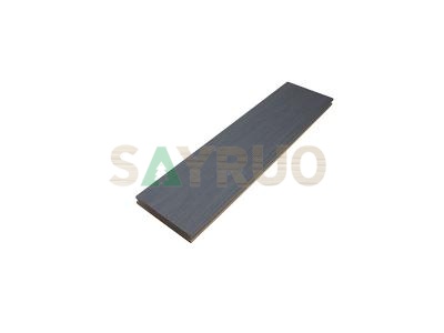 Solid co-extrusion composite decking