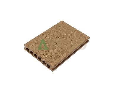 TEAK WOOD GRAIN EFFECT COMPOSITE DECKING BOARDS