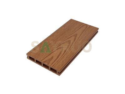 WPC Decking Flooring Environmentally Eco Friendly Outdoor Hollow Decking