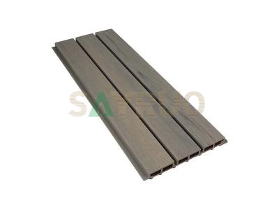 Outdoor composite wall cladding made of WPC