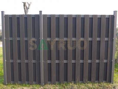 wood plastic composite fence