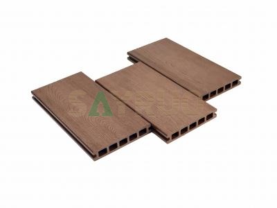 3D wooden grain embossed composite decking