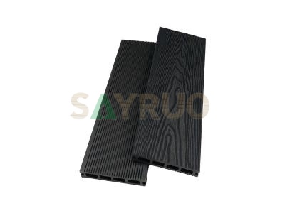 3D Embossing Wood Grain Uk Market Outdoor WPC Hollow Decking