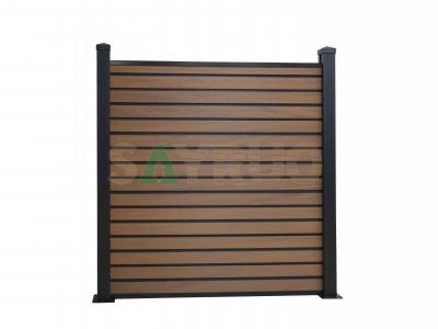 Co-extrusion wood plastic composite fence