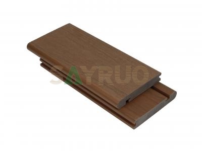Outdoor Solid Co-Extrusion Nosing WPC Decking Start Board for Outdoor Use