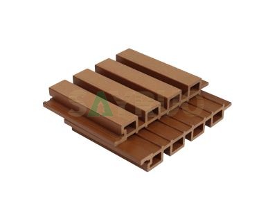 Anti-UV Slatted Exterior High-quality Wood Plastic Composite Cladding