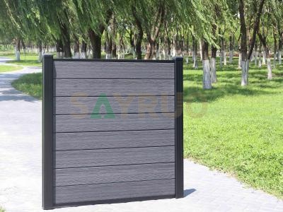 Co-extrusion wood plastic composite fence