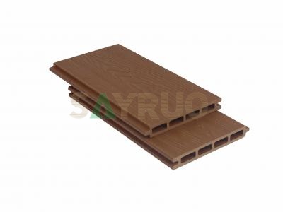 High-Quality Ultra-Realistic Wood Texture 3d Embossed Wood Grain Outdoor Composite WPC fence