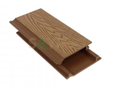 Solid Wood Plastic Composite Wall Cladding | Embossed & Weather Resistant