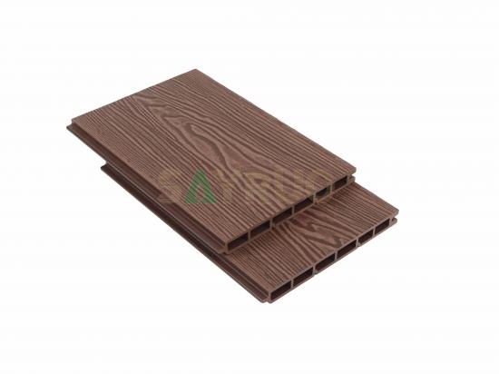 deep embossing wood grain wood plastic composite fence