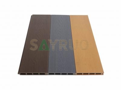 Wholesale Modern Outdoor 3D Deep Embossed Smooth Wood Grain Weatherproof WPC Fence