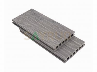 New Arrival Natural Wood Grain Feel 3D Deep Embossed WPC Decking Anti-Slip Outdoor Decking