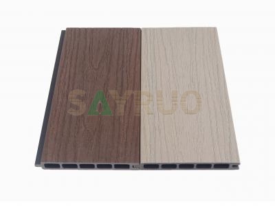 Outdoor Co-extruded WPC Fence Board Waterproof Wood Plastic Composite Privacy Fence Panel with Wood Grain for Garden & Patio