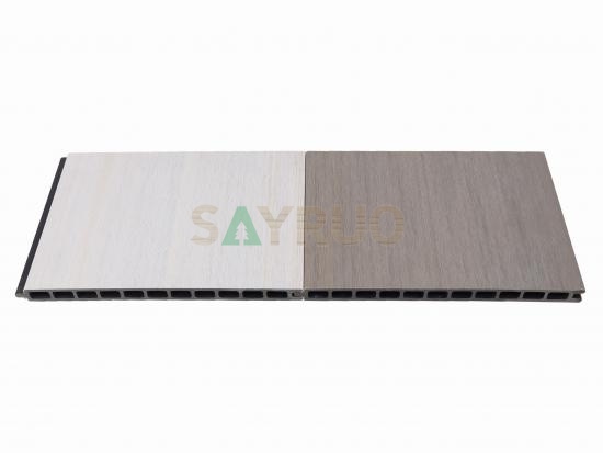 Co-extrusion wood plastic composite fence