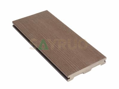 2nd-Gen Co-Extruded WPC Decking | M-Shape Half-Solid Core with Wood Grain Finish