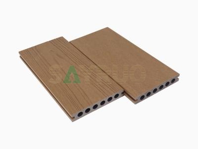 Outdoor Hollow Co-Extruded WPC Decking | Weather-Resistant Composite Decking Boards | Factory Direct Supply