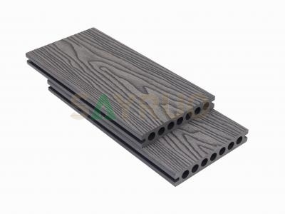 3D wooden grain embossed composite decking