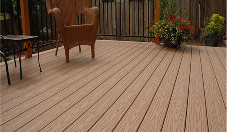Three installation methods of keels for outdoor plastic-wood decking 
