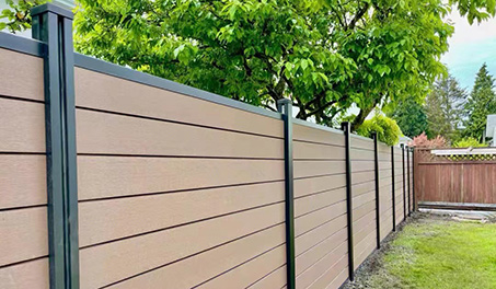 Outdoor Wood Plastic Composite  fence design