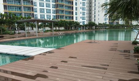 Outdoor WPC Decking Project in China