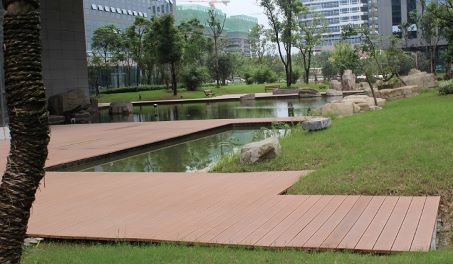 Hollow Decking project in China
