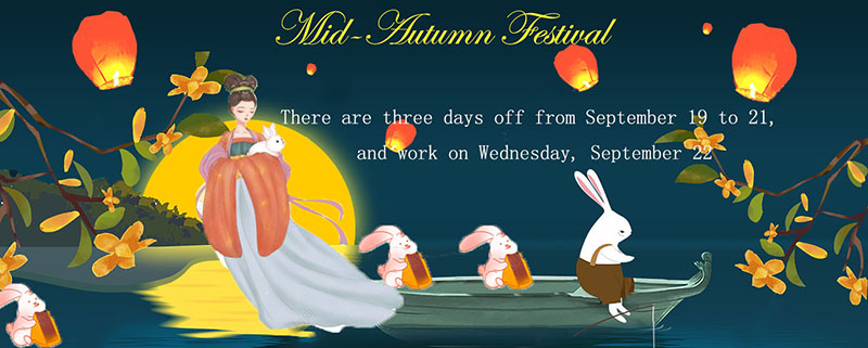 Mid-Autumn Festival holiday notice